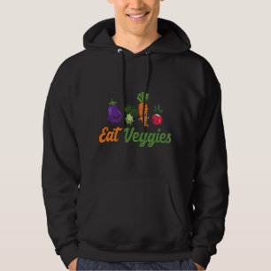 Eat Veggies Vegetarian Vegans Food Veganism Gift Hoodie