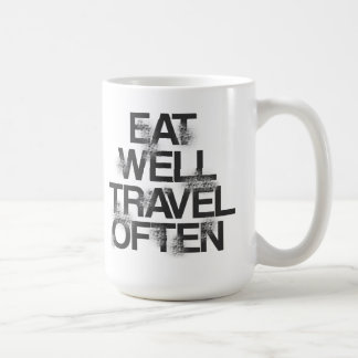 EAT WELL TRAVEL OFTEN Coffee Mug