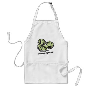 eat your brussels sprouts standard apron
