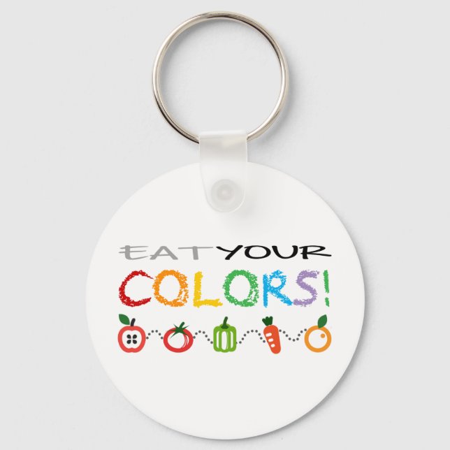 Eat Your Colours! Key Ring (Front)