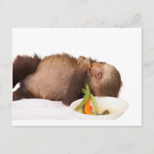 eat your greens postcard