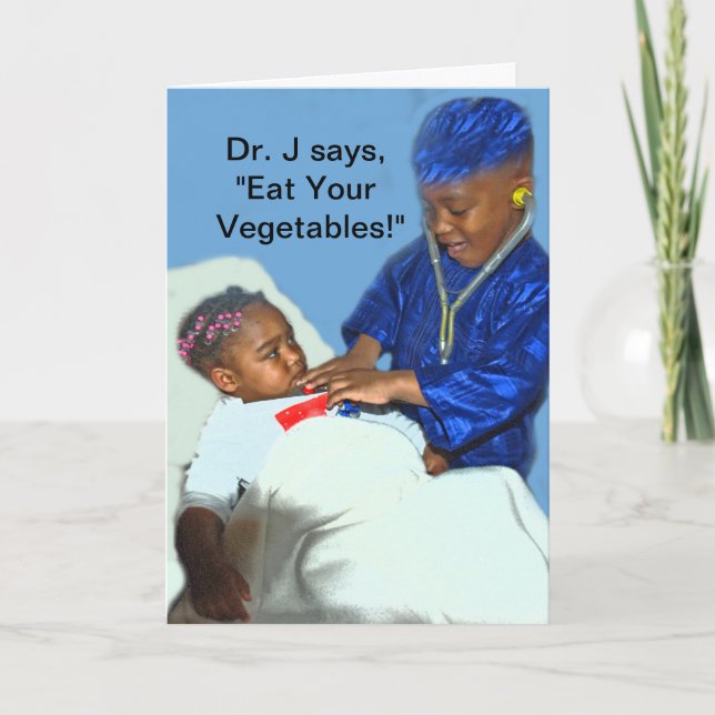 Eat Your Vegetables Card (Front)