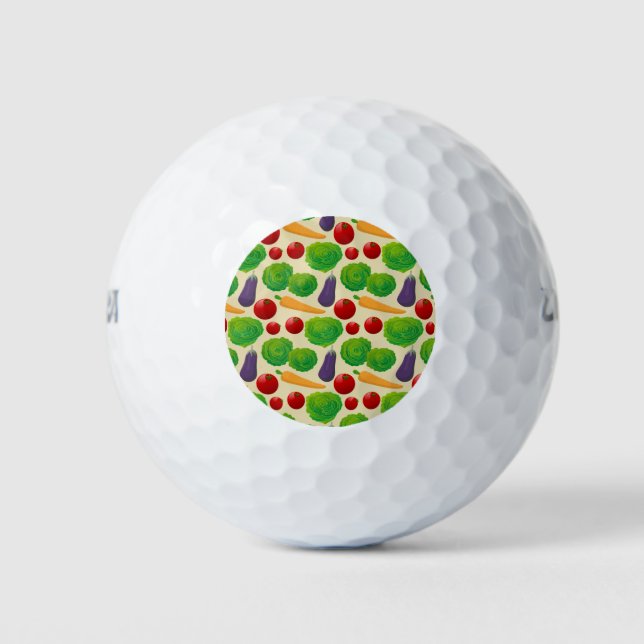 Eat Your Vegetables Golf Balls (Front)