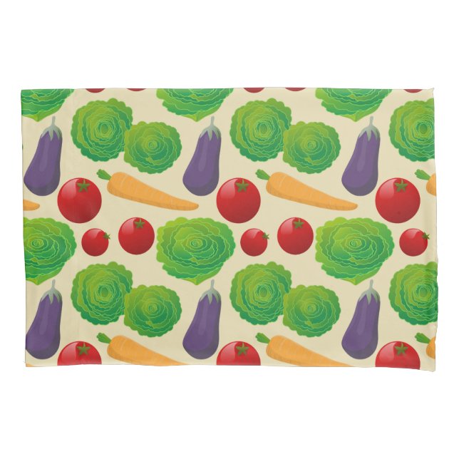 Eat Your Vegetables Pillowcase (Front)