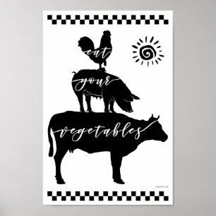 EAT YOUR VEGETABLES! POSTER