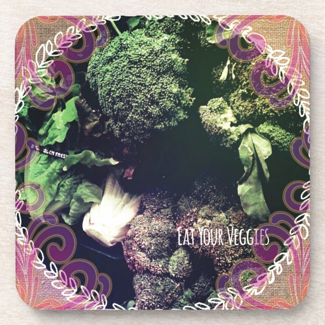Eat Your Veggies Coaster (Front)