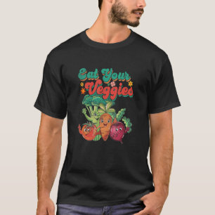 Eat Your Veggies Farmers Market Vegan Life Vegetar T-Shirt