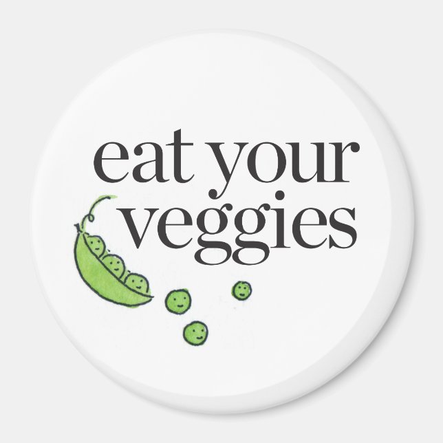 Eat Your Veggies Magnet (Front)