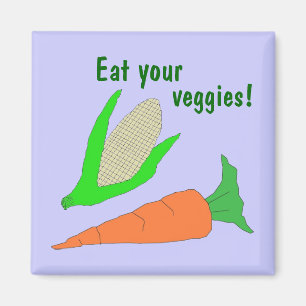 "Eat your veggies" magnet