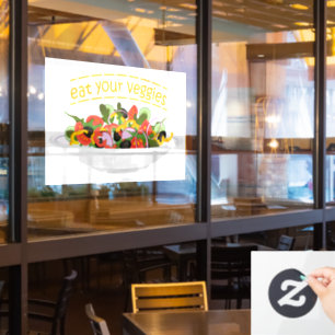 Eat Your Veggies Quote fresh salad mix bowl