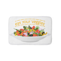 Eat Your Veggies Quote fresh salad mix bowl