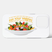 Eat Your Veggies Quote fresh salad mix bowl