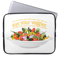 Eat Your Veggies Quote fresh salad mix bowl