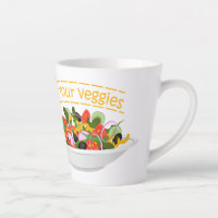 Eat Your Veggies Quote fresh salad mix bowl