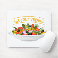 Eat Your Veggies Quote fresh salad mix bowl