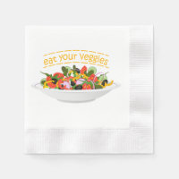 Eat Your Veggies Quote fresh salad mix bowl