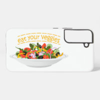 Eat Your Veggies Quote fresh salad mix bowl