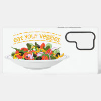 Eat Your Veggies Quote fresh salad mix bowl