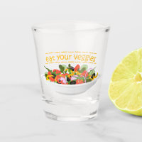 Eat Your Veggies Quote fresh salad mix bowl