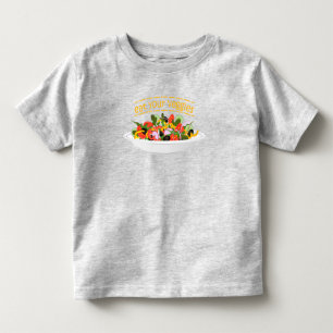 Eat Your Veggies Quote fresh salad mix bowl Toddler T-Shirt