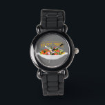 Eat Your Veggies Quote fresh salad mix bowl Watch<br><div class="desc">Plate full of vegetables and quote</div>