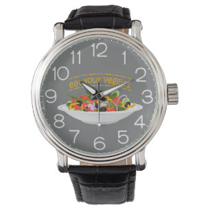 Eat Your Veggies Quote fresh salad mix bowl Watch