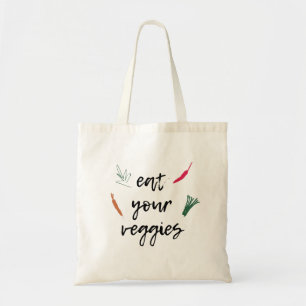 eat your veggies tote bag