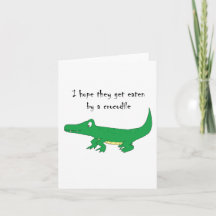 Eaten by a crocodile