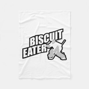 Eater - Funny Hockey Goalie Fleece Blanket