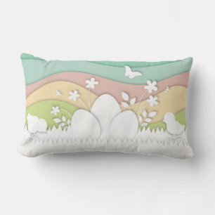 Eater holidays chicks and hidden eggs spring  lumbar cushion