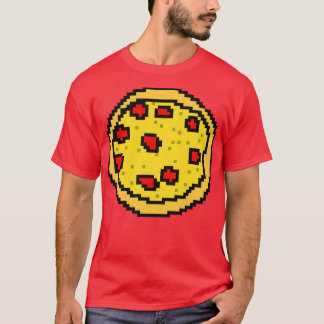 Eating 8bit Pixelart Pizza Food T-Shirt
