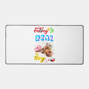 Eating Accessories Is Real Joy Desk Mat
