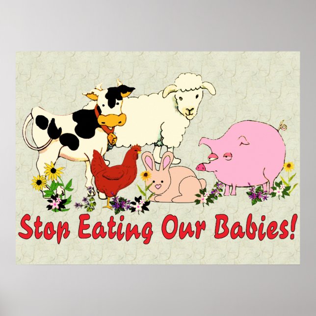 Eating Animal Babies Poster (Front)
