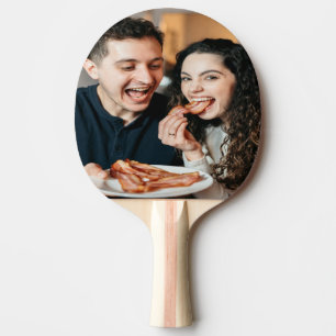 Eating Bacon Photo Customize Personalize Ping Pong Paddle