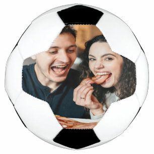 Eating Bacon Photo Customize Personalize Soccer Ball