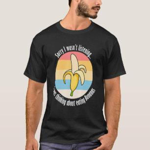 Eating Bananas Cute Exotic Fruits T-Shirt