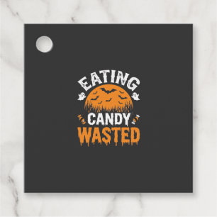 Eating Candy Wasted Halloween Design_1 Favour Tags
