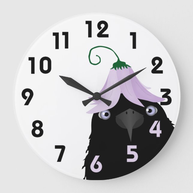Eating Crow Clock (Front)
