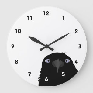 Eating Crow Clock
