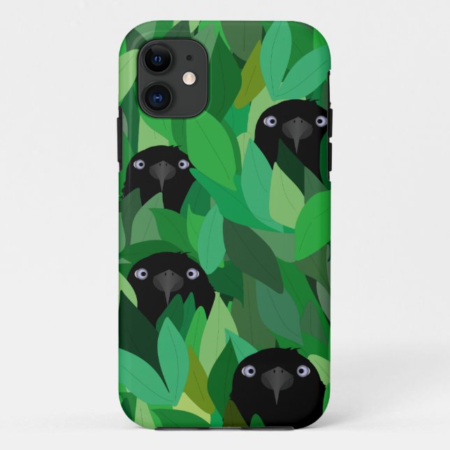 Eating Crow iPhone SE + iPhone 5/5S, Barely There Case-Mate iPhone Case (Back)