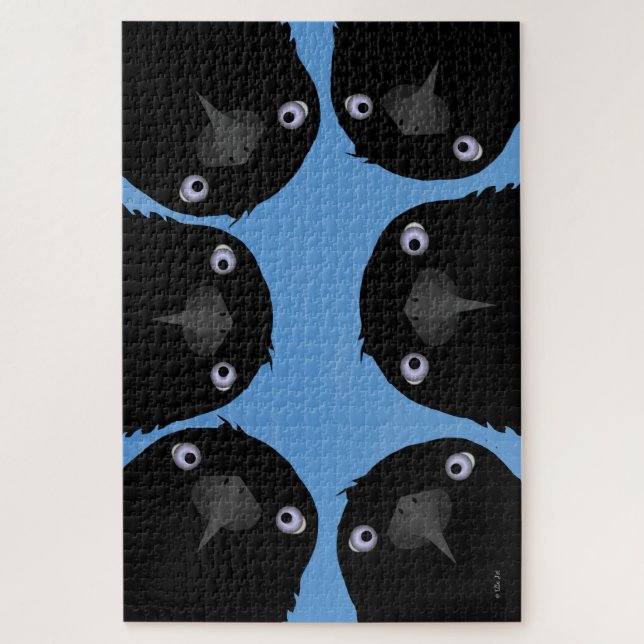 Eating Crow Looking at You Puzzle (Vertical)
