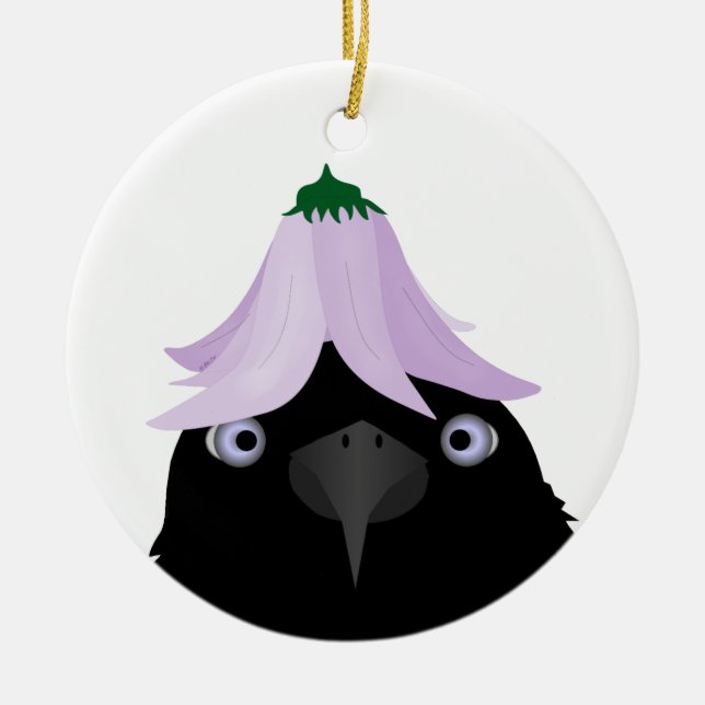 Eating Crow Ornament (Front)