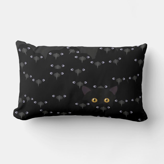 Eating Crow Throw Pillow (Front)