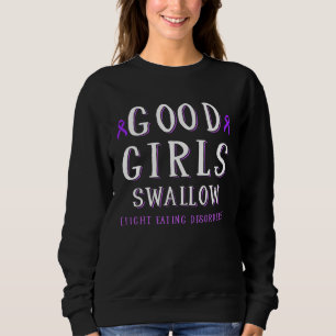 Eating Disorder Survivor Swallow Awareness Warrior Sweatshirt