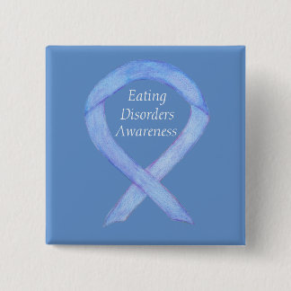 Eating Disorders Awareness Ribbon Custom Pin
