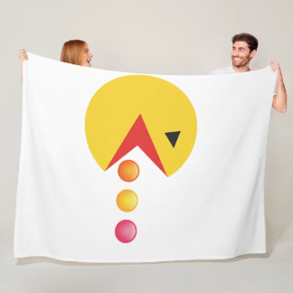 Eating Dot Fleece Blanket