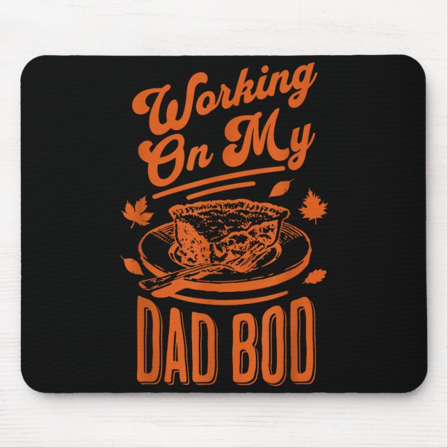 Eating For Two Thanksgiving Couples Pregnancy Anno Mouse Pad (Front)