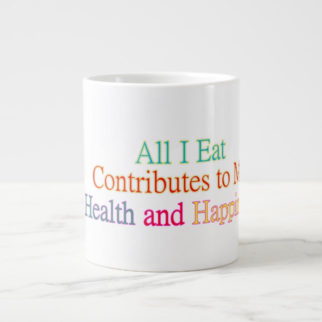 Eating healthy  Mug 2 (Front)