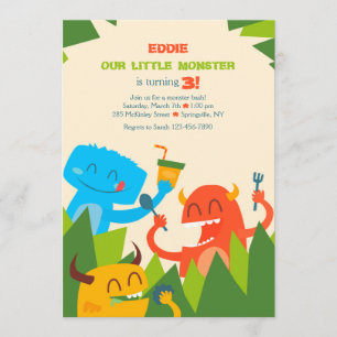 Eating Monsters Invitation
