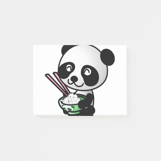 Eating Panda Post-it Notes (Front)